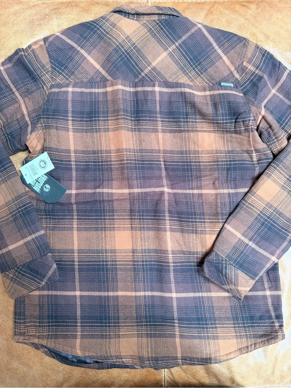 Metal Mulisha Wartime Flannel Shacket Men’s S NWT Lined Plaid Snap Shirt Jacket